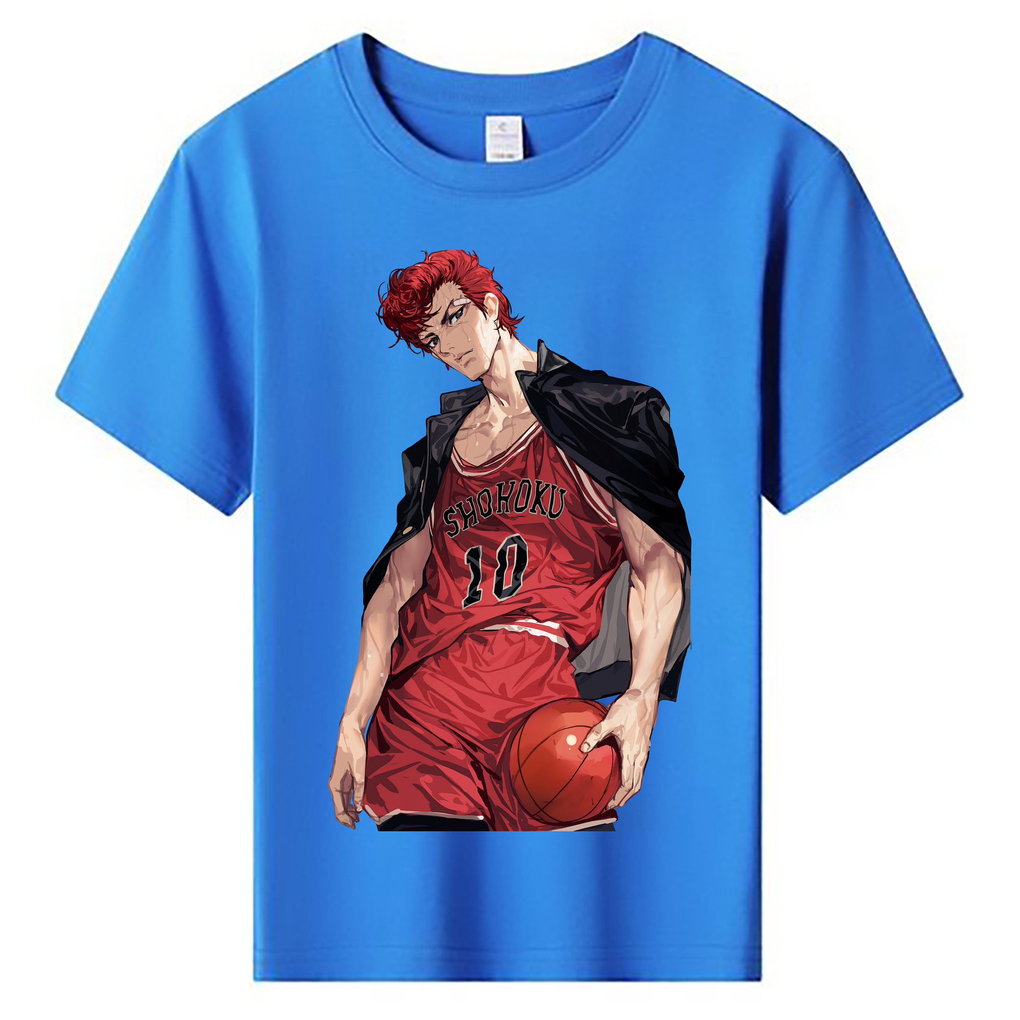 （画像用） SLAM DUNK／スラムダンク 綿100％キッズTシャツ（フロントプリント）